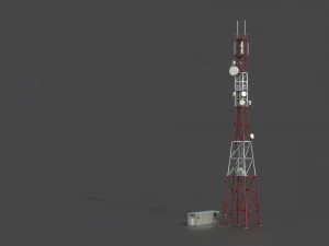 вежа зв'язку 3D Модель