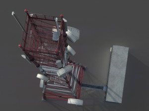 communication tower Modelo 3D