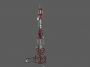 communication tower Modelo 3D