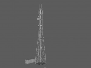 communication tower Modelo 3D