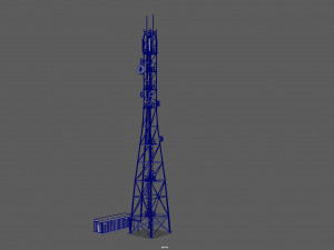 communication tower Modelo 3D
