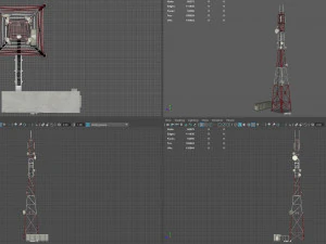 вежа зв'язку 3D Модель