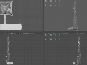 communication tower Modelo 3D