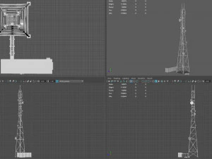 вежа зв'язку 3D Модель