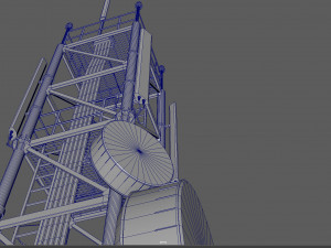communication tower Modelo 3D