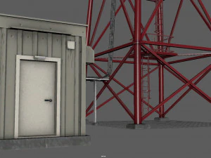 вежа зв'язку 3D Модель