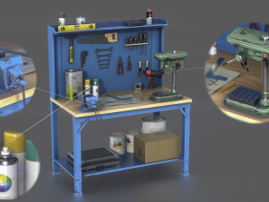 workbench 3D Model