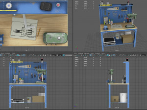 workbench Model 3D