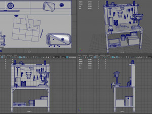 workbench Model 3D