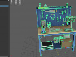 workbench Model 3D