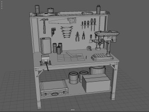 workbench Model 3D