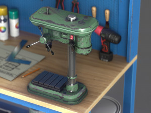 workbench Model 3D