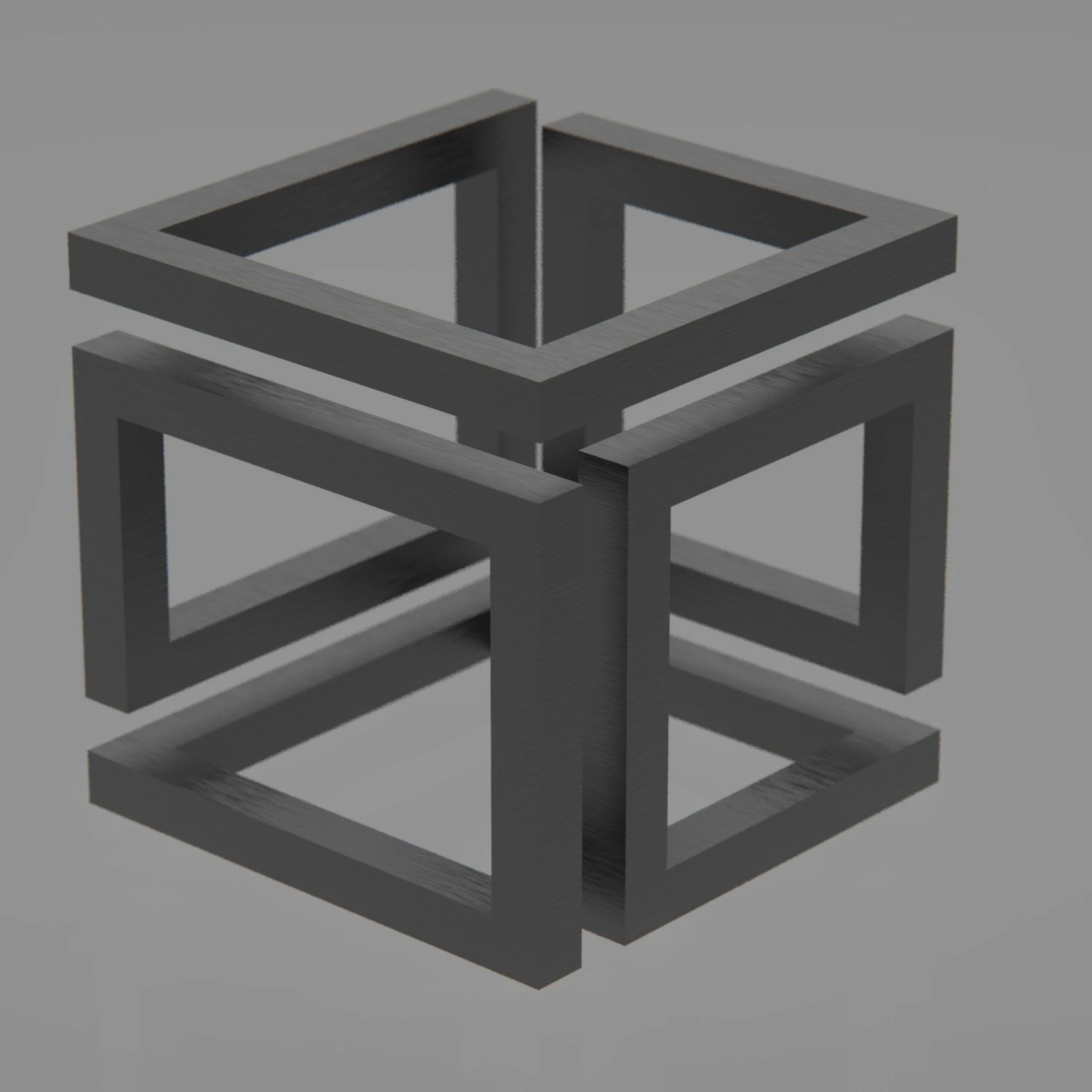 インフィニティキューブ 3Dプリントモデル .c4d .max .obj .3ds .fbx .stl .blend 