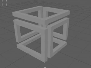 インフィニティキューブ 3Dプリントモデル