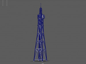 radio tower 3D Модель