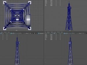 radio tower 3D Модель