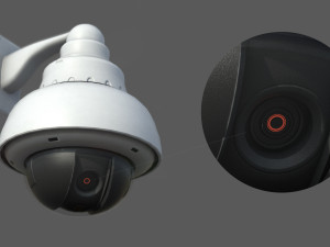 dome security camera Modèle 3D
