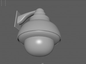 dome security camera Modèle 3D