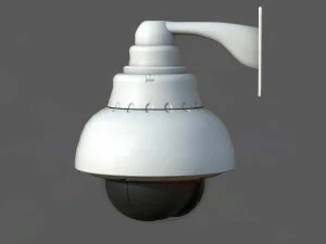 kopułkowa kamera bezpieczeństwa Model 3D