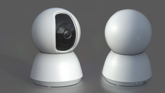 home security camera 360 3D Model .c4d .max .obj .3ds .fbx .stl .blend 