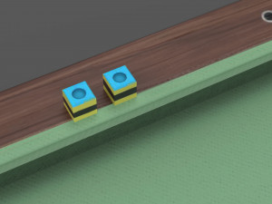billiard pool table Modelo 3D