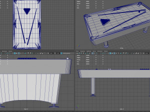 billiard pool table Modelo 3D