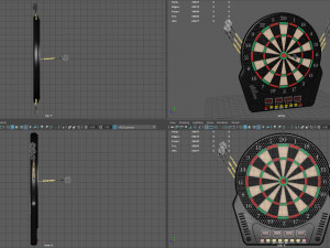 dart board 3D मॉडल