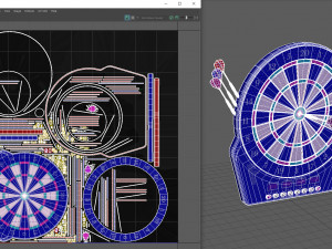 dart board 3D मॉडल