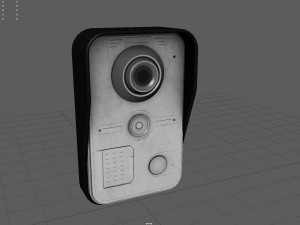 door intercom Model 3D