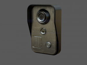 door intercom Model 3D