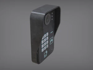 rfid door intercom with cam 3D Model