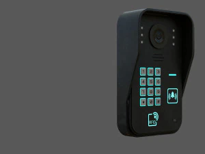 rfid door intercom with cam 3D Model