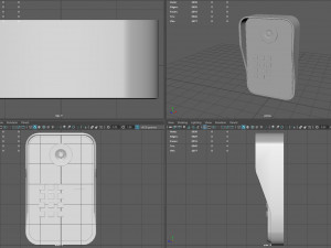 rfid door intercom with cam 3D 模型