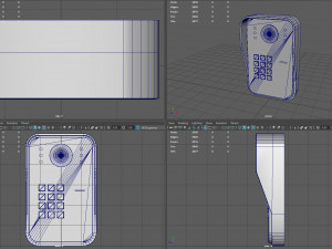 rfid door intercom with cam 3D 模型