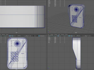 rfid door intercom with cam 3D Model