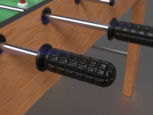 wooden football table Modèle 3D