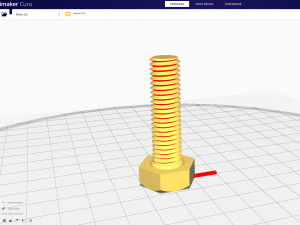 of screw and nut Modelo 3D