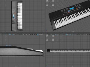 portable keyboard 3D 모델