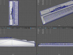 portable keyboard 3D 모델