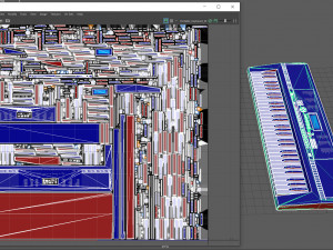 portable keyboard 3D 모델