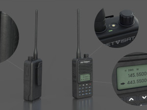 walkie talkie professional Model 3D