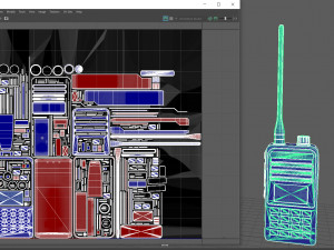 walkie talkie professional Model 3D