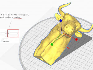 spanish fighting bull bust 3d print model 3D Print Model