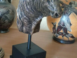 spanish fighting bull bust 3d print model 3D Print Model