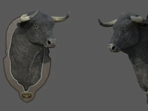 іспанський трофей з головою бика 3D Модель