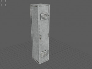 metal locker Modelo 3D