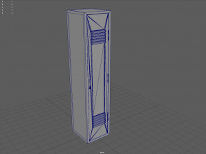 metal locker Modelo 3D