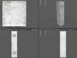 metal locker Modelo 3D