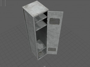 metal locker Modelo 3D