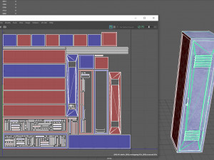 metal locker Modelo 3D